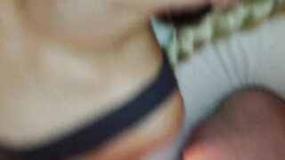 Seks en pijpbeurt met mijn vrouw en sperma in haar mond